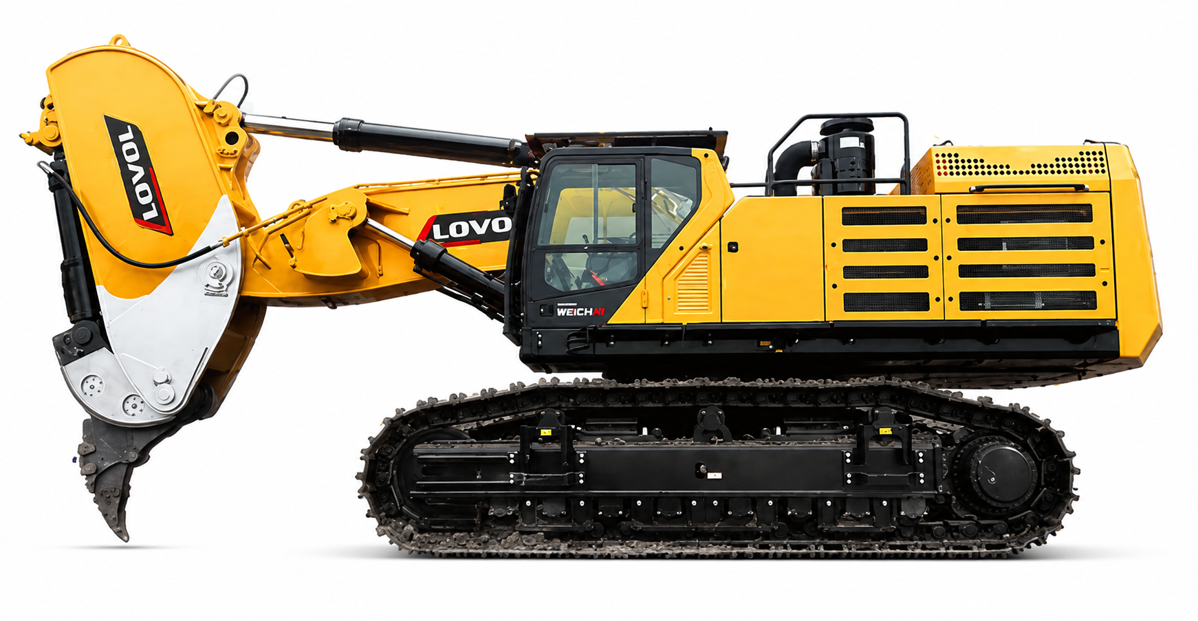 Гусеничный экскаватор LOVOL FR800F с мегарыхлителем
